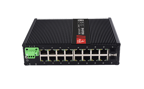 佰馬管理型 2 光 16 電千兆工業(yè)交換機(jī)，支持WEB管理，SNMP、VLAN等，支持環(huán)形拓?fù)?、星型拓?fù)?、總線拓?fù)涞冉M網(wǎng)，廣泛應(yīng)用于智能交通、智慧樓宇、智慧工廠、智慧園區(qū)、智慧城市等領(lǐng)域。